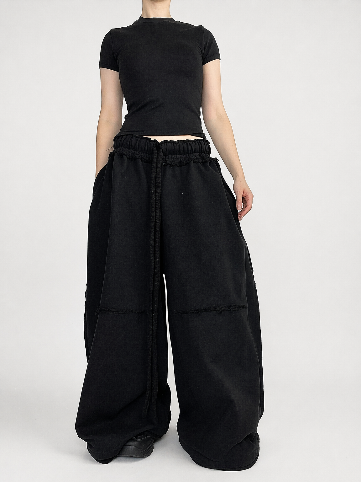 Baggy Dresowe Czarne