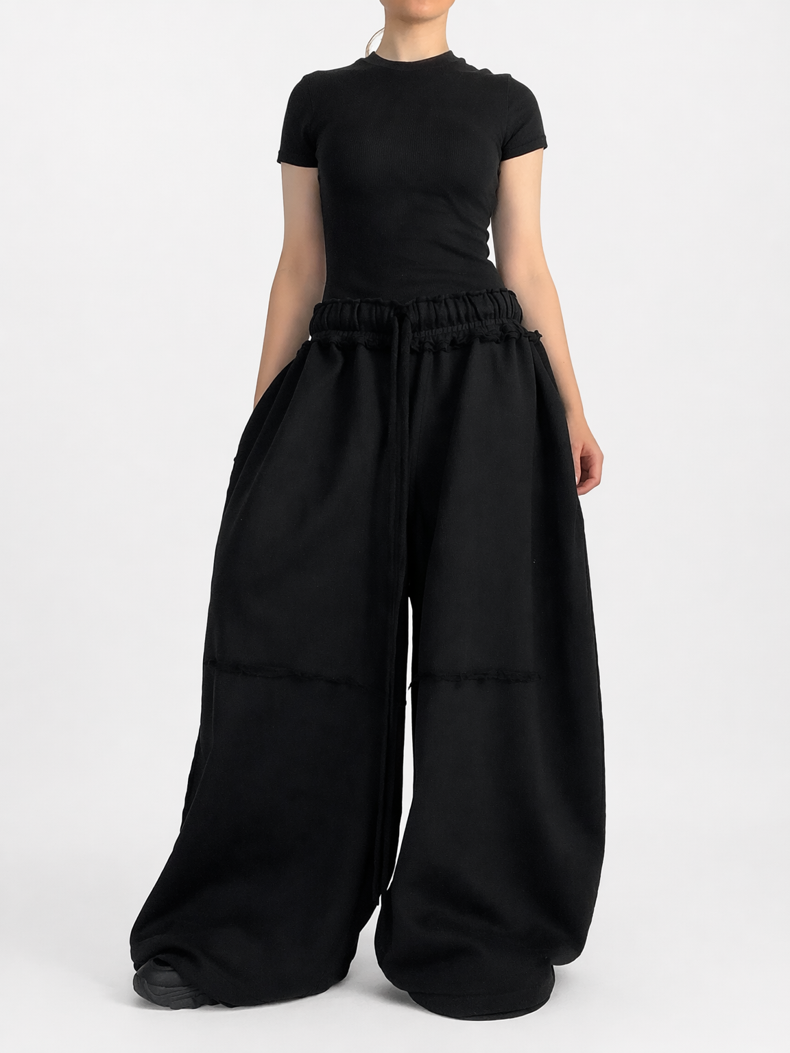 Baggy Dresowe Czarne