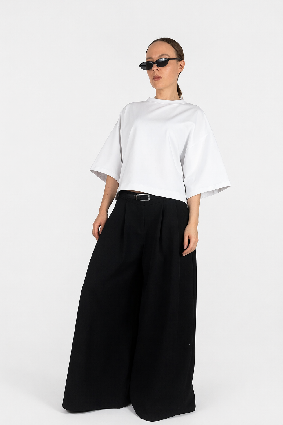 T-shirt Boxy Biały