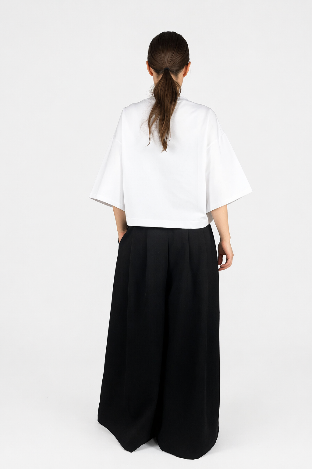 T-shirt Oversize Boxy Biały